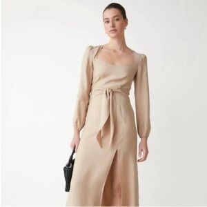 & other stories midi dress